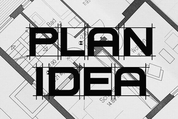 Product Design Font PNG with transparent background - Preview 1