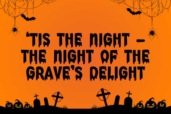 Quirky Ghost Font PNG with transparent background - Preview 1