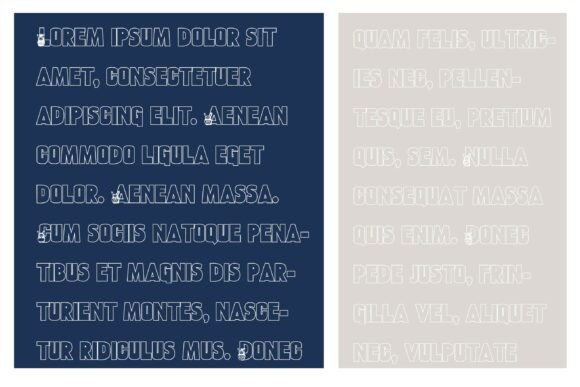 Rabbit Hollow Font PNG with transparent background - Preview 3