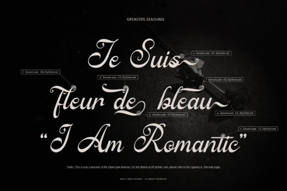 Ratfeylino Font PNG with transparent background - Preview 1