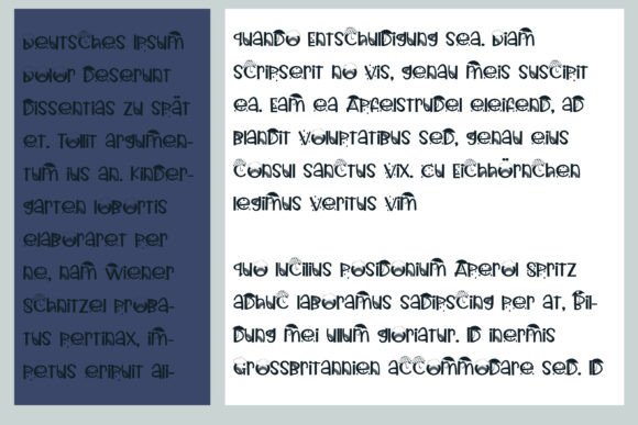 Showered in Spring Font PNG with transparent background - Preview 1