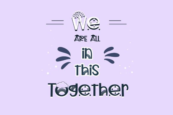 Showered in Spring Font PNG with transparent background - Preview 2