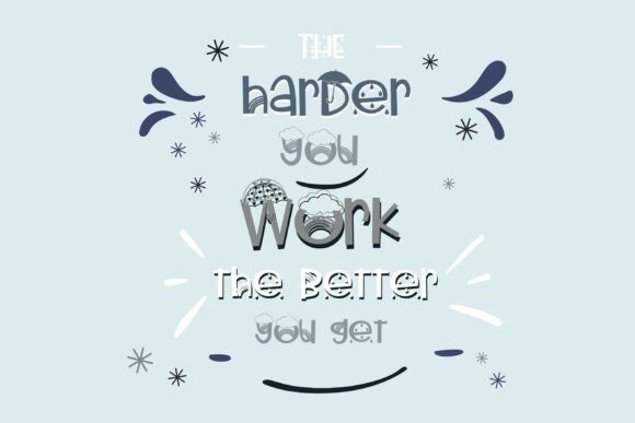 Showered in Spring Font PNG with transparent background - Preview 3