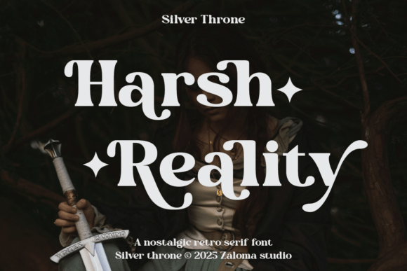 Silver Throne Font PNG with transparent background - Preview 3