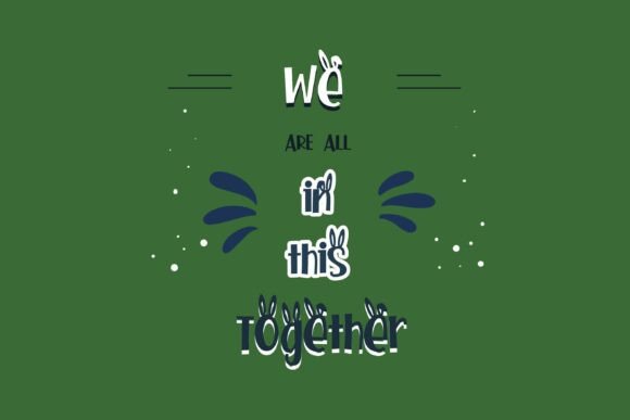 Smarty Pants Bunny Font PNG with transparent background - Preview 2