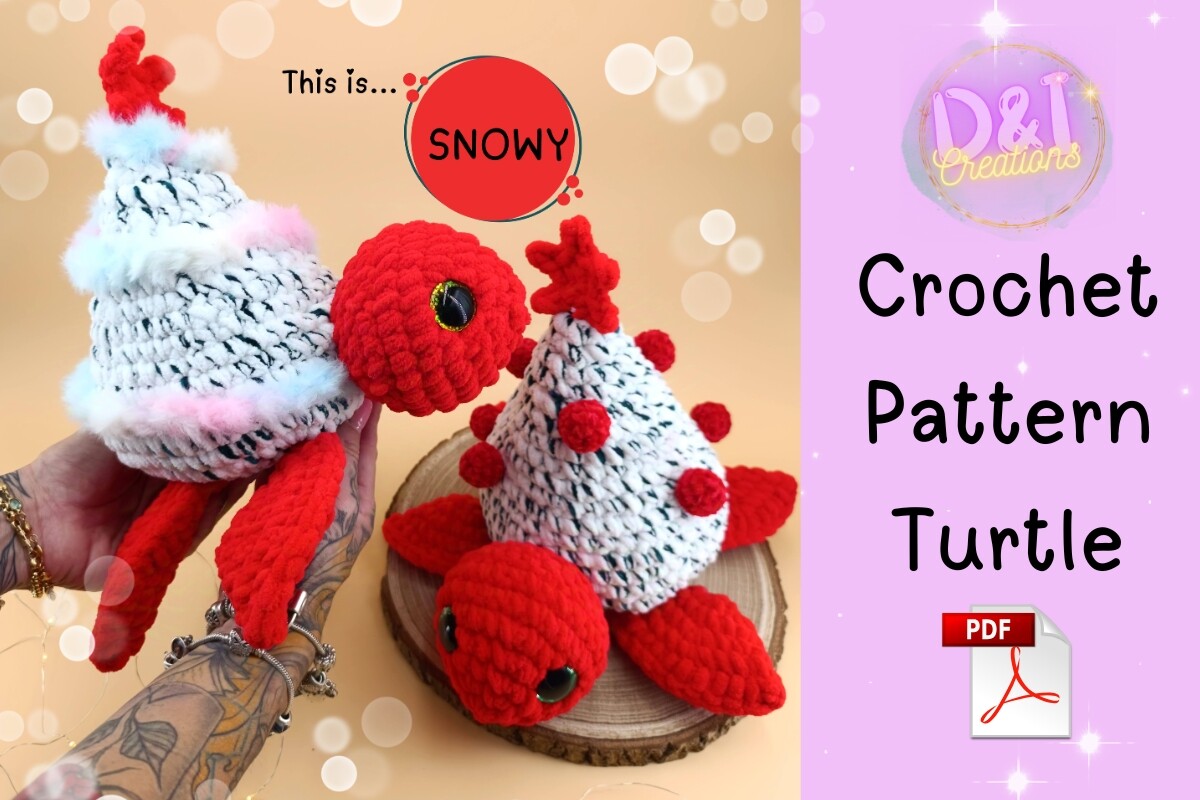 Turtle Crochet Pattern Amigurumi Pdf