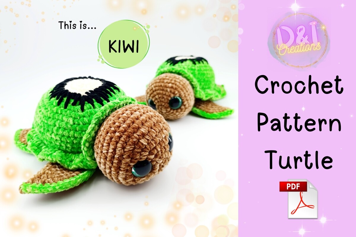 Turtle Fruit Crochet Pattern Amigurumi