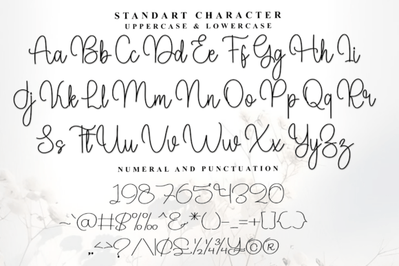 Background Handmade Font PNG with transparent background - Preview 4
