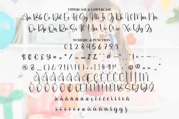 Birthday Cute Font - Preview 6