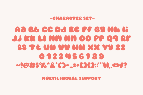 Bubble Candy Font - Preview 1