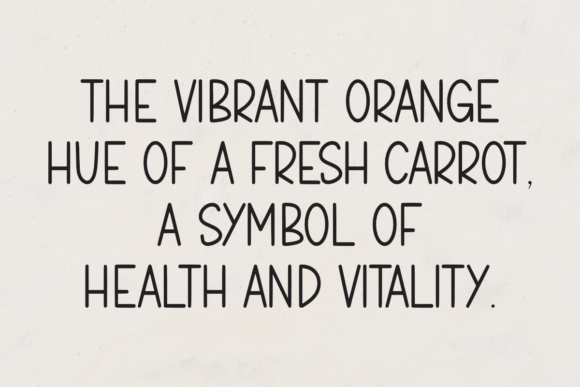 Carrot Whisk Font - Preview 2