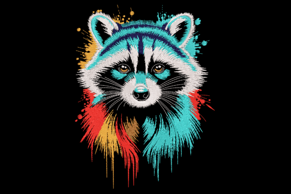 Color Splash Raccoon