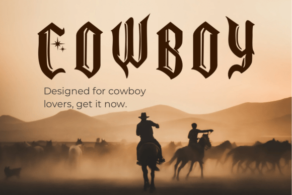 Cowboy Wanted Font - Preview 4