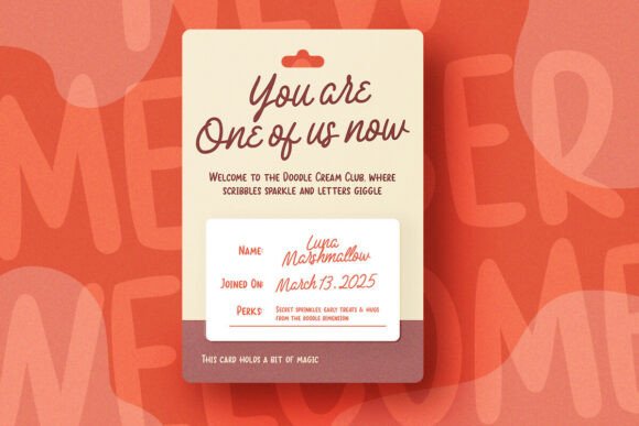Doodle Cream Font - Preview 4
