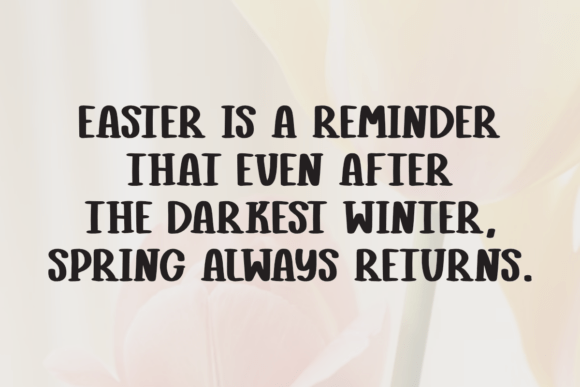 Easter Joy Font - Preview 2