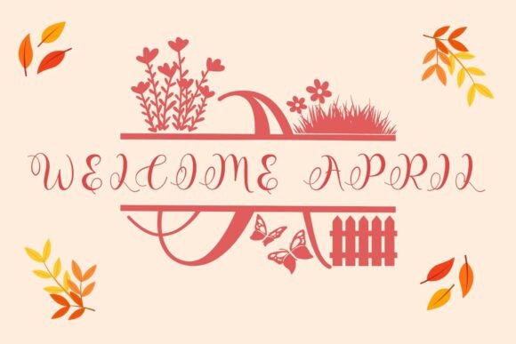 Floral Cute Monogram Font - Preview 2