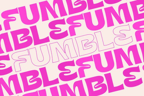 Fumble Font - Preview 4