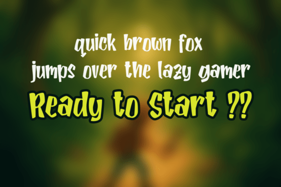 Game Trust Font - Preview 3