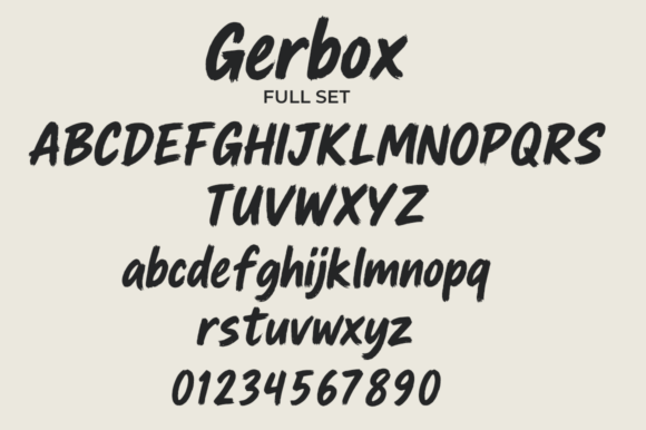 Gerbox Font - Preview 6