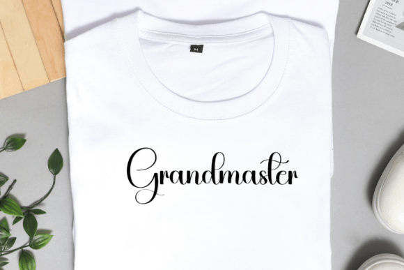 Grandpa Font PNG with transparent background - Preview 3
