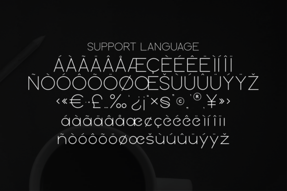 Grostick Font PNG with transparent background - Preview 3