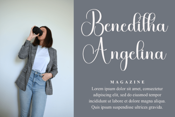 Journal Family Font PNG with transparent background - Preview 1