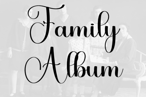 Journal Family Font PNG with transparent background - Preview 6