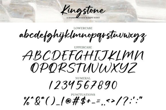Kingstone Font - Preview 6