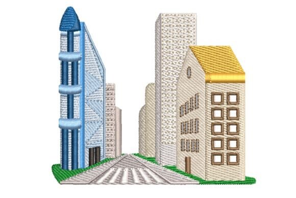 Modern Colorful City