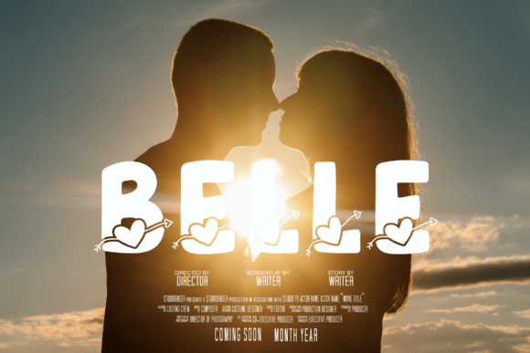 Quirky Cupid Font PNG with transparent background - Preview 6