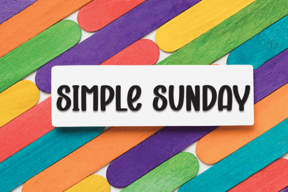 Rainbow Shine Font PNG with transparent background - Preview 4
