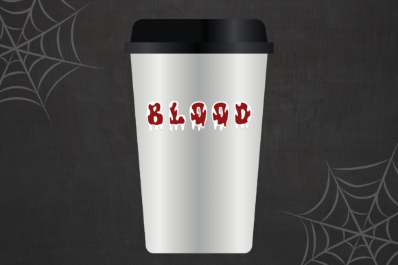 Retro Monster Font PNG with transparent background - Preview 5