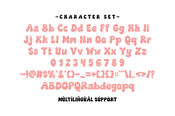 Retro Mother Font PNG with transparent background - Preview 1