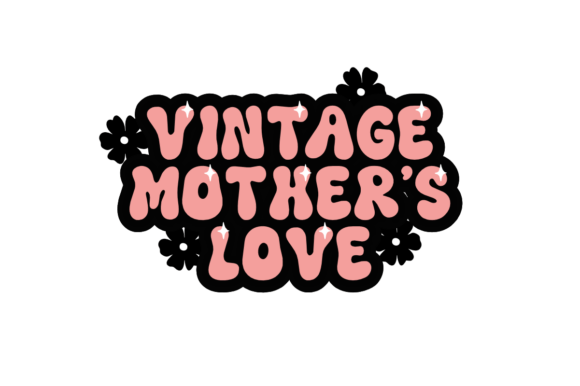 Retro Mother Font PNG with transparent background - Preview 3