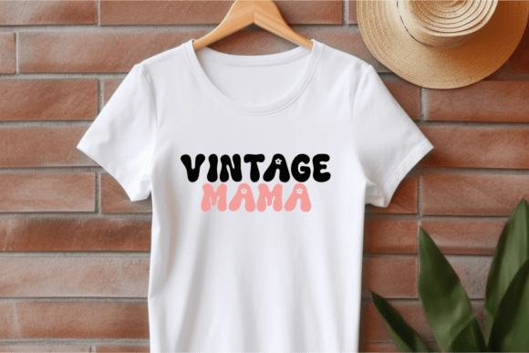 Retro Mother Font PNG with transparent background - Preview 4