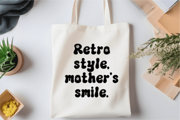 Retro Mother Font PNG with transparent background - Preview 5