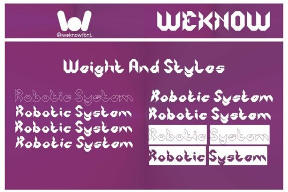 Robotic System Font PNG with transparent background - Preview 6