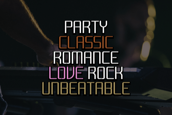 Rockedex Font PNG with transparent background - Preview 1