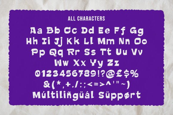 Rooly Font PNG with transparent background - Preview 1
