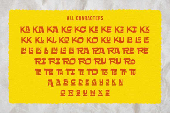 Rooly Font PNG with transparent background - Preview 3