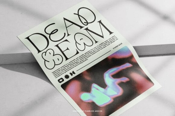 Round Dead Font PNG with transparent background - Preview 3