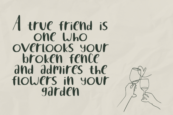 Simp Friends Font PNG with transparent background - Preview 1