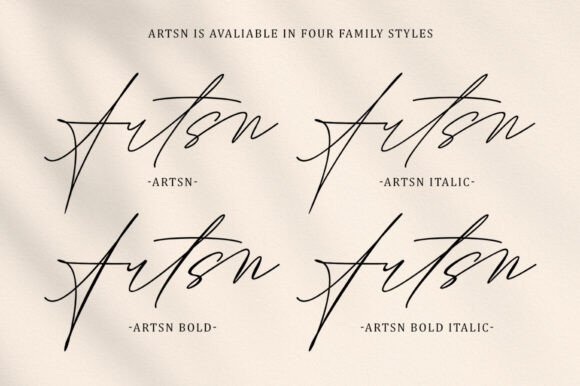 Artsn Font - Preview 2
