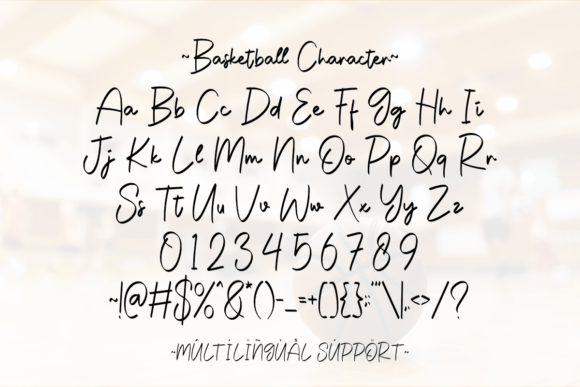 Basketball Font - Preview 5