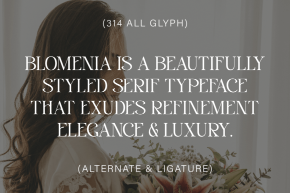 Blomenia Font - Preview 1