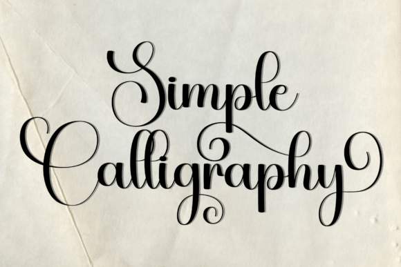 Calligraphy Font - Preview 6