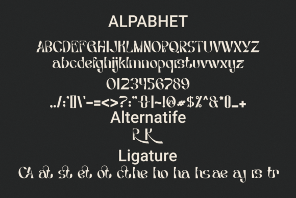 Caroegy Font - Preview 1