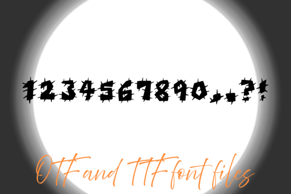 Chunky Barb Wire Font PNG with transparent background - Preview 2