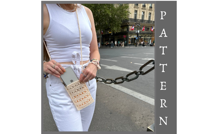 Crochet Raffia Phone Bag Pattern