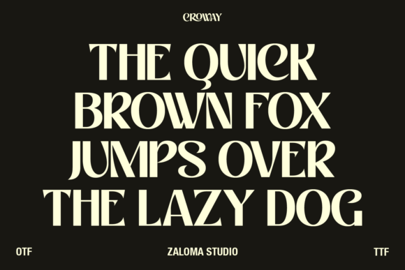 Croway Font - Preview 5